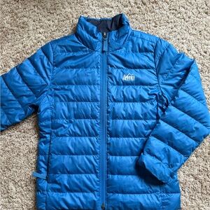 REI Kids Vibrant Blue Puffer Jacket
